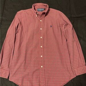 Polo by Ralph Lauren Men's Red Checkered Shirt